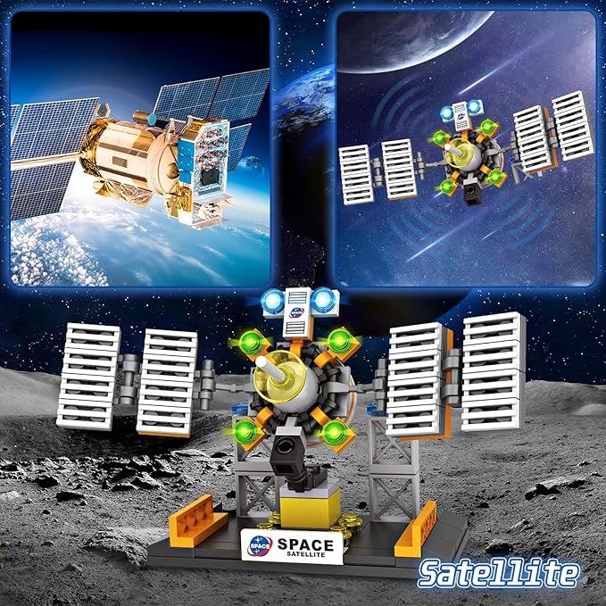 Outer Space Exploration Building Block Set