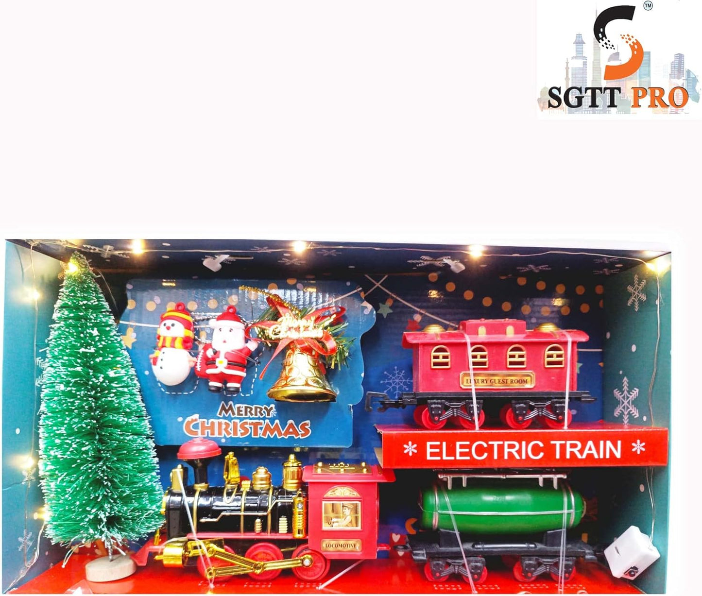 Christmas Train Set - Toy Train Set with Lights and Sounds