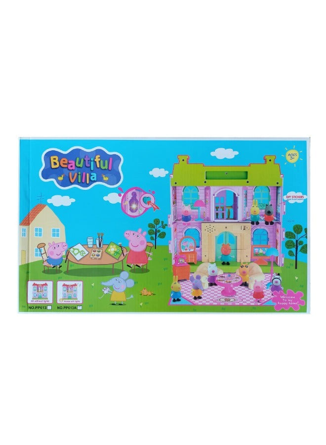 Beautiful Villa Doll House Playset