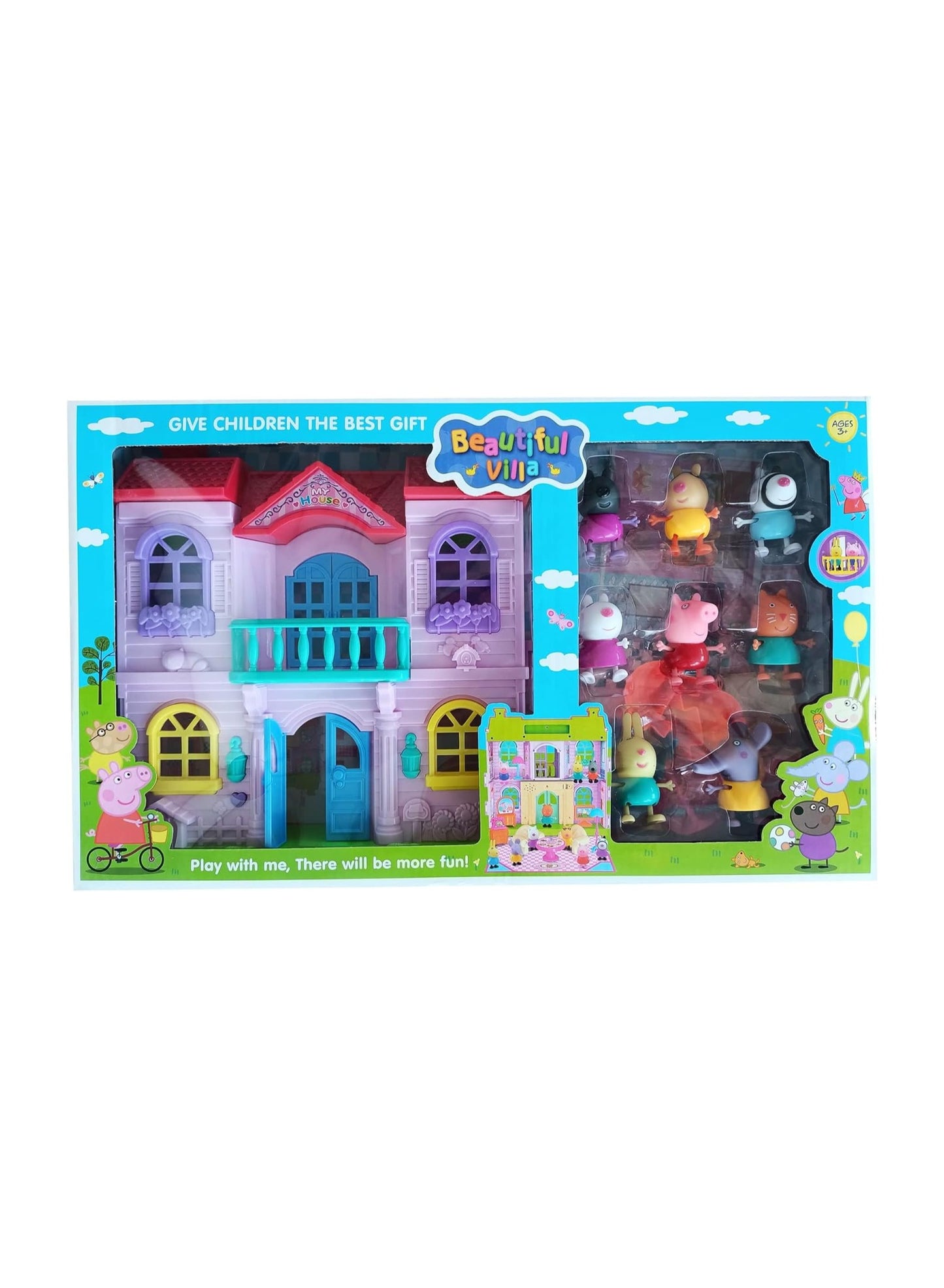 Beautiful Villa Doll House Playset