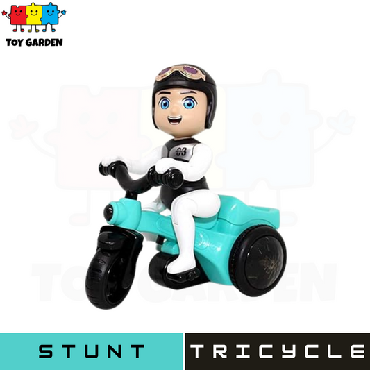 Stunt Tricycle with 360° Rotation  Bump & Go Dancing Motorcycle