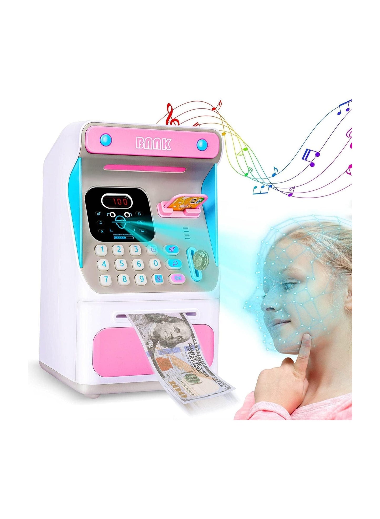 Electronic Money Bank with Face Lock