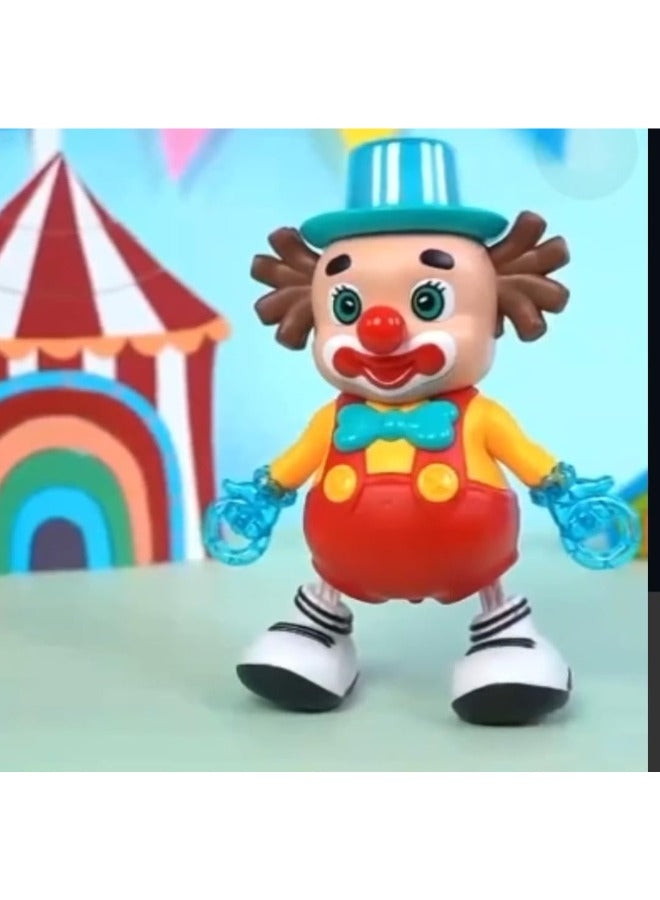 Battery Operated Dancing Clown Toy