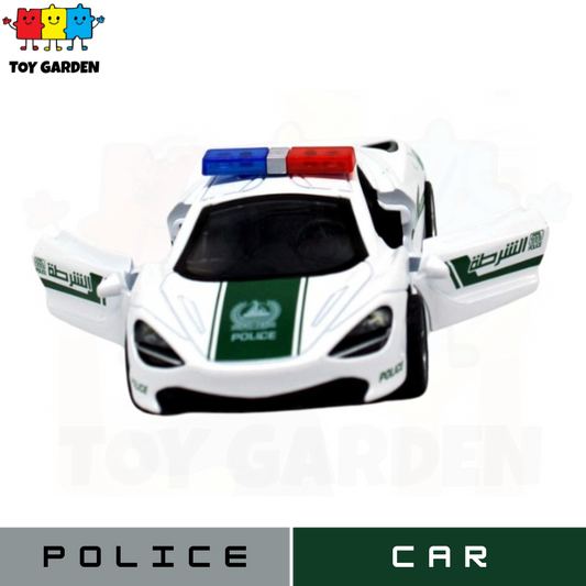 Simulation Alloy Die-Cast Police Luxury Car