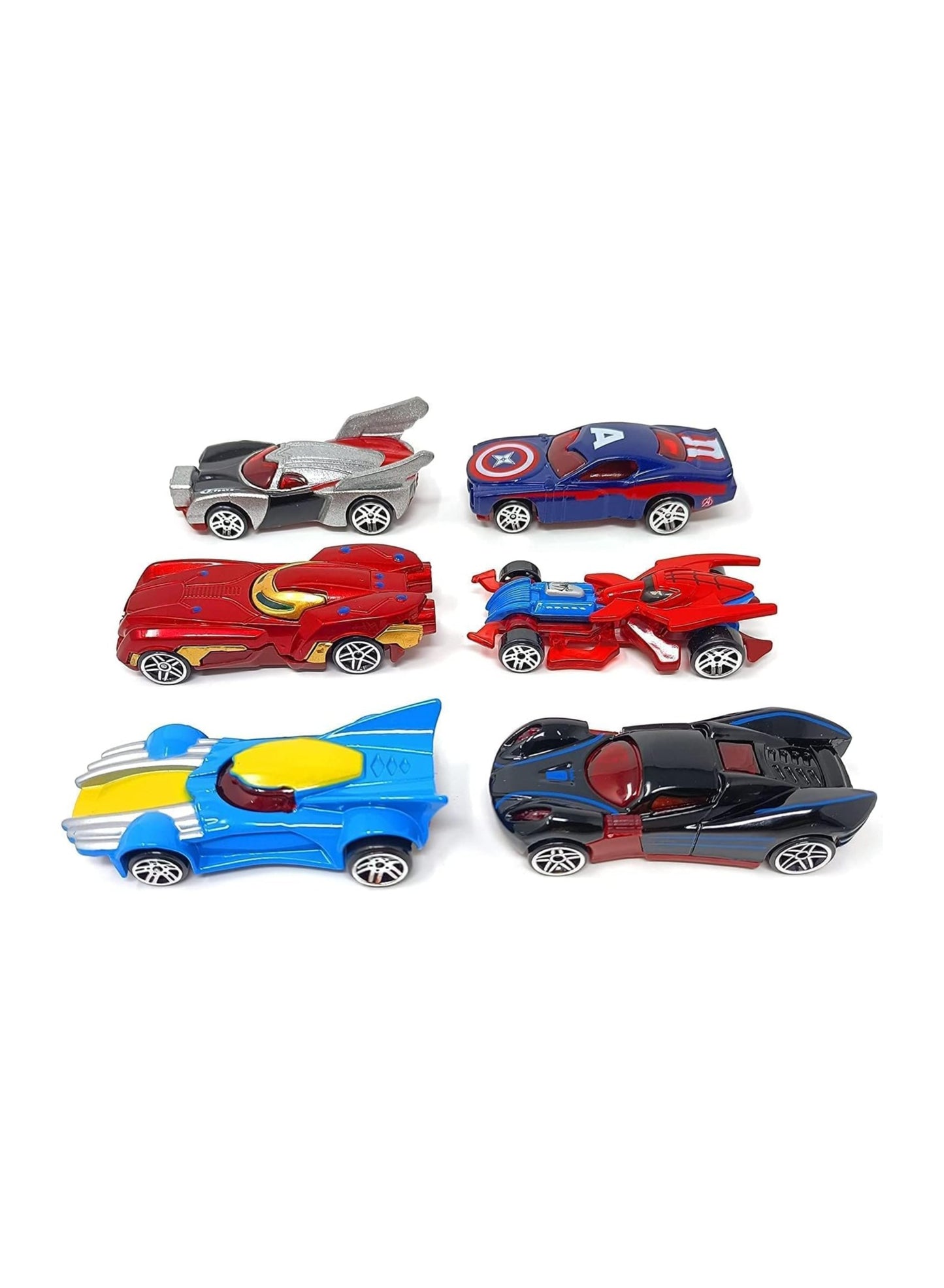 Superhero Toy Car Set