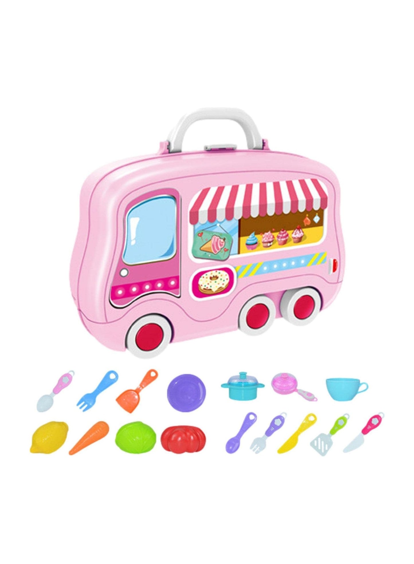 Cooking Food Playset, Kids Play Kitchen Set