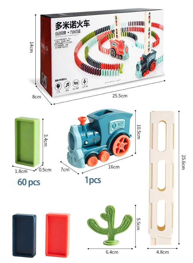 Kid's Domino Train Blocks Set