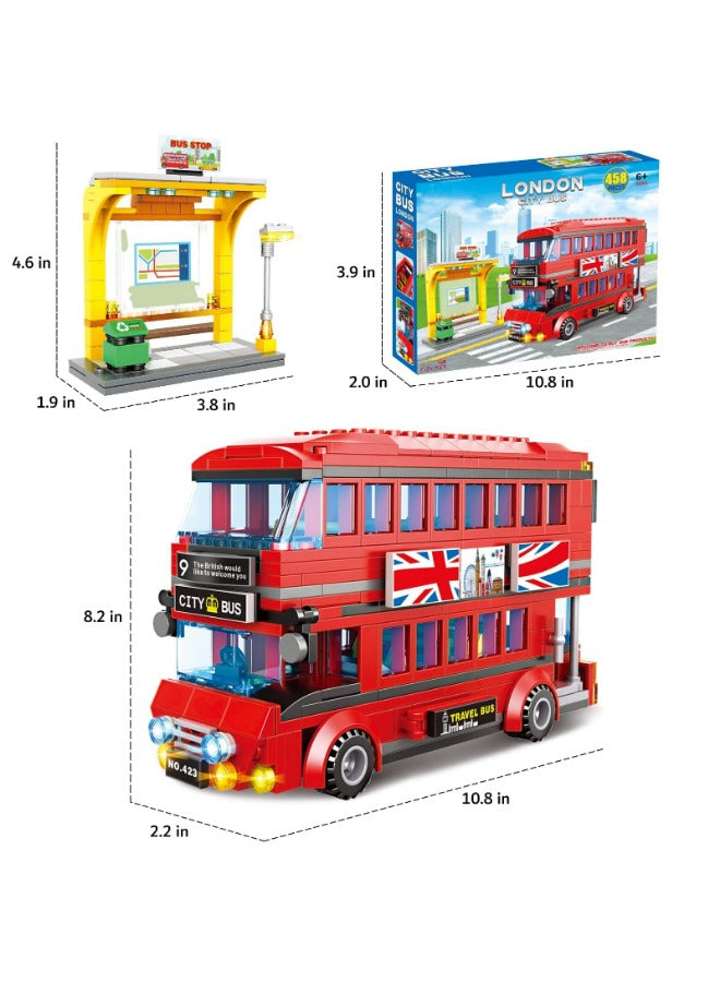 City London Bus Station Building Blocks Set