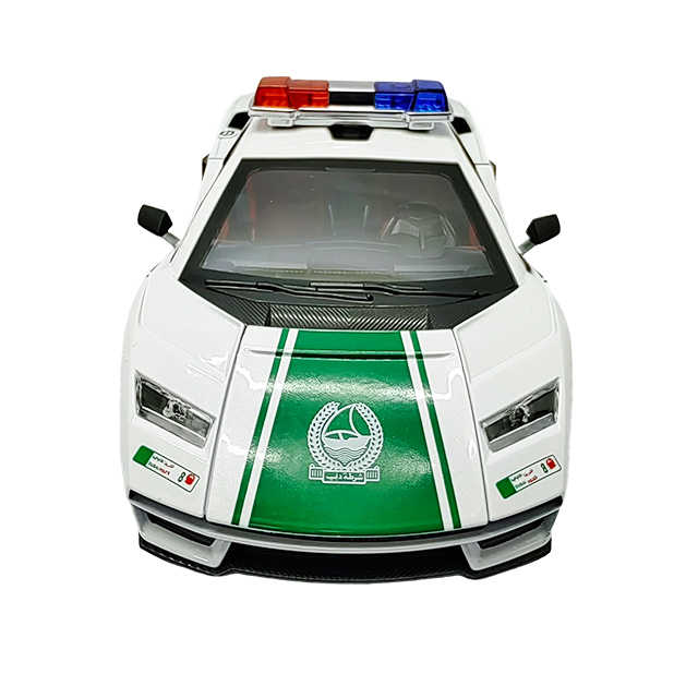 Diecast Police Car with Sound Lights Machine