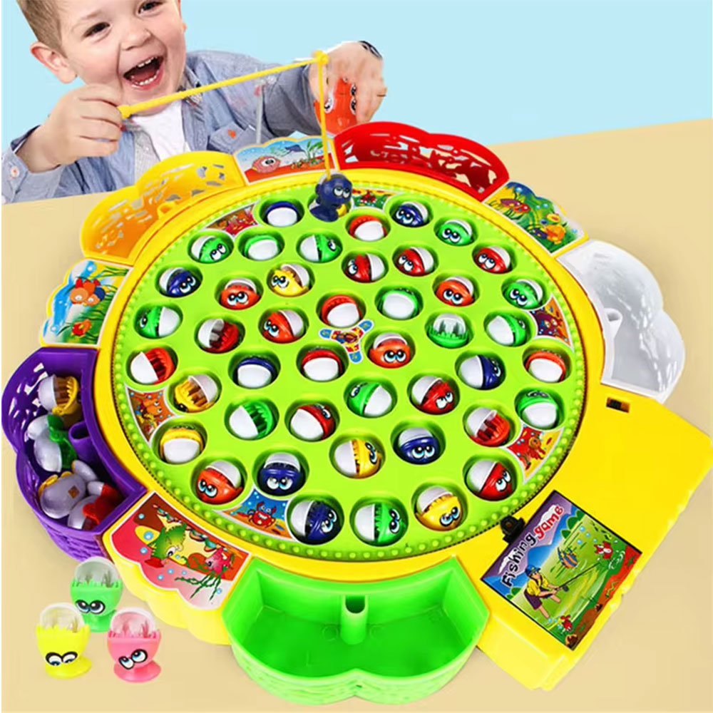 Musical Rotating Fishing Game