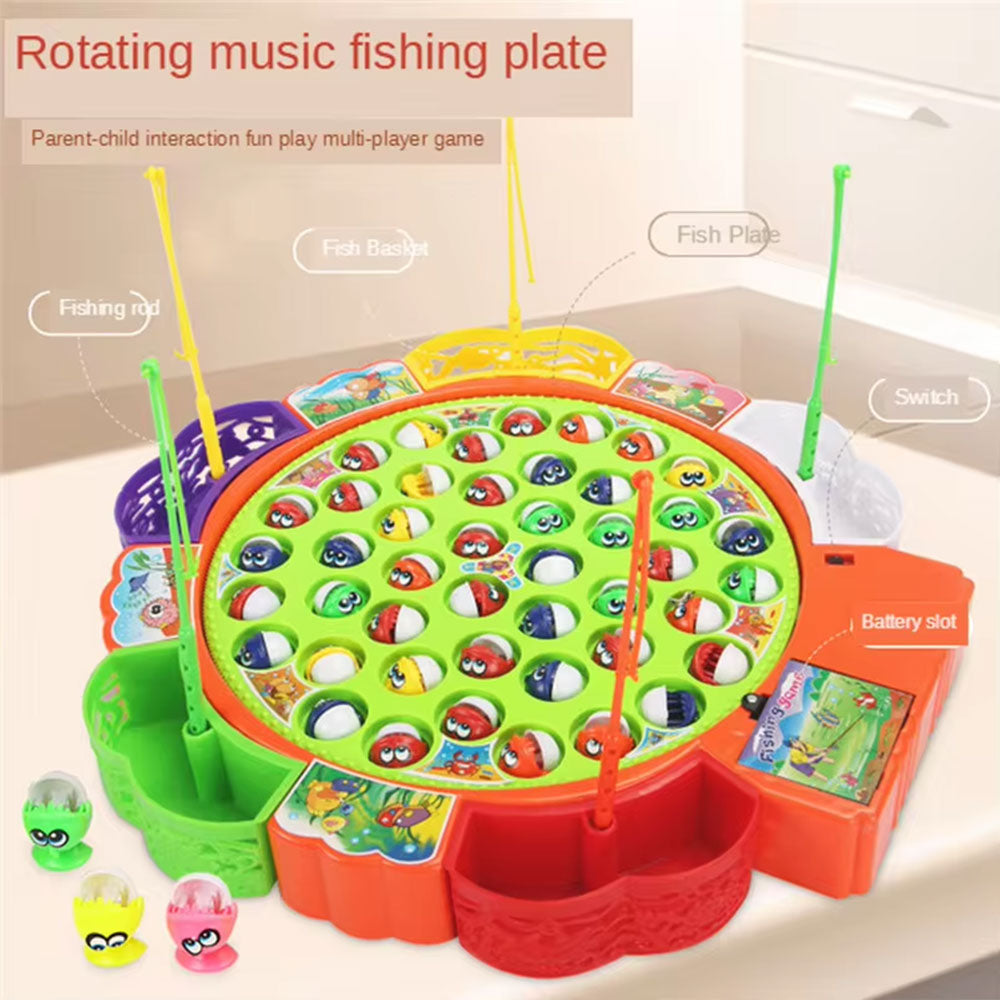 Musical Rotating Fishing Game