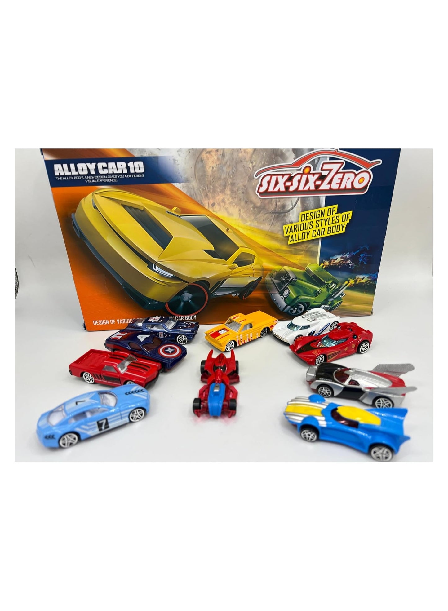 Superhero Toy Car Set