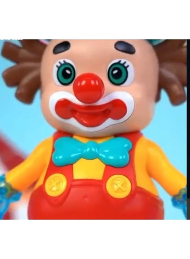 Battery Operated Dancing Clown Toy