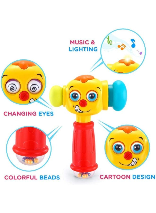 Light & Musical Baby Hammer Toy for 12-18 Months