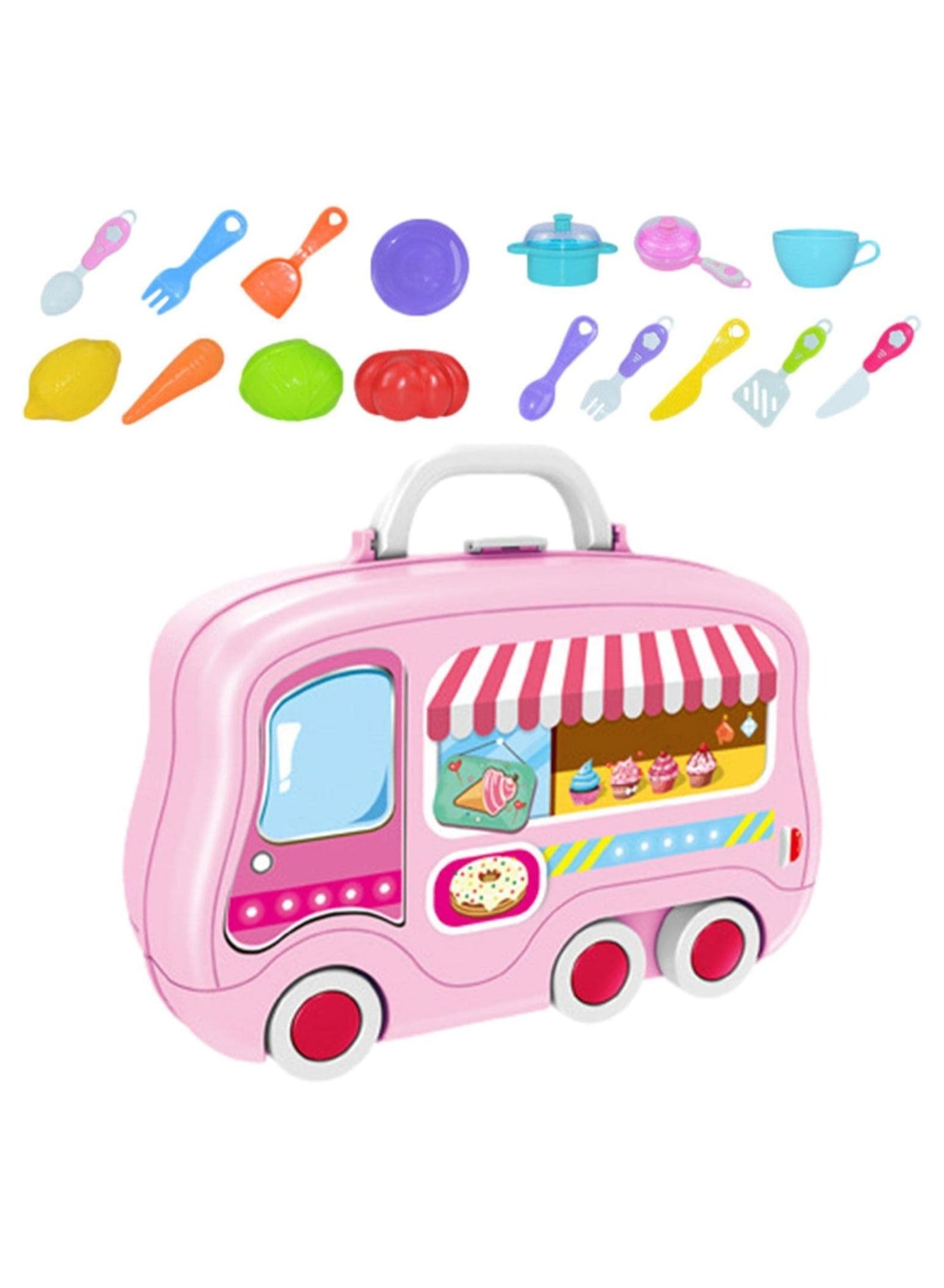 Cooking Food Playset, Kids Play Kitchen Set