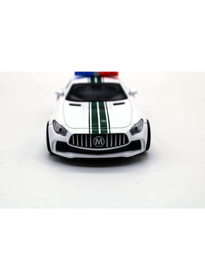 Simulation Alloy Die-Cast Police Luxury Car