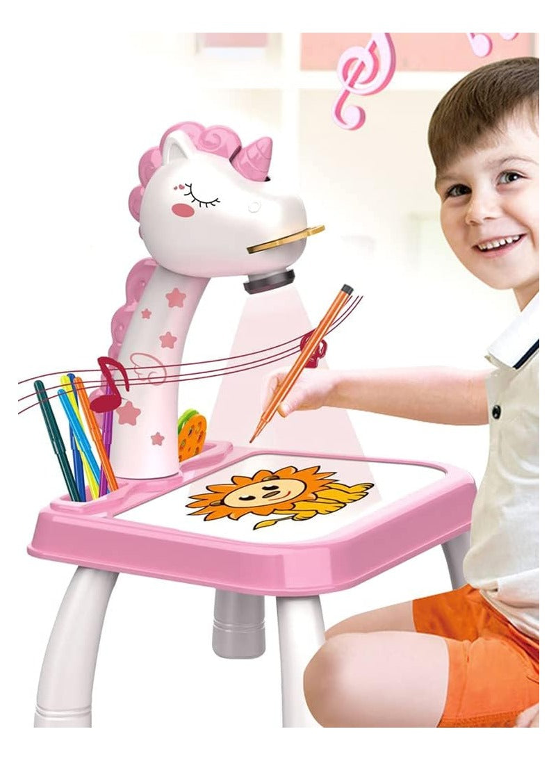 Unicorn Drawing Projector Table Kit for Kids