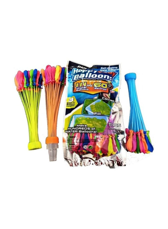 111-Piece Auto-Fill Water Balloon Stick