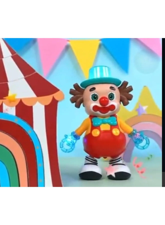 Battery Operated Dancing Clown Toy