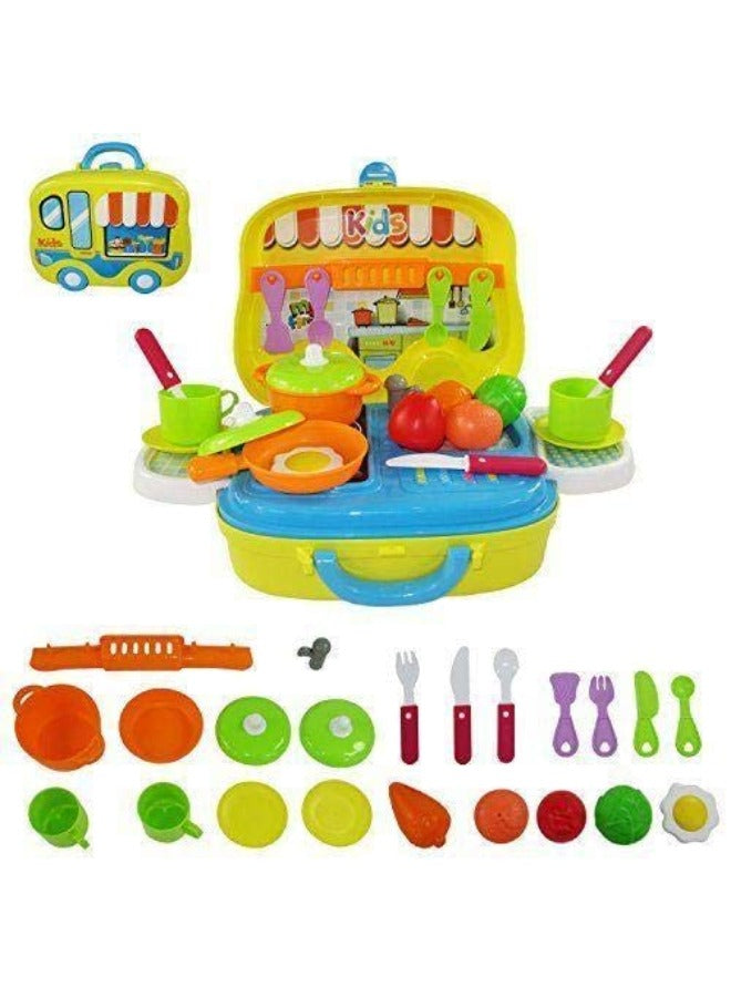 Little Chef Portable Kitchen Toy Set - Includes Fork,