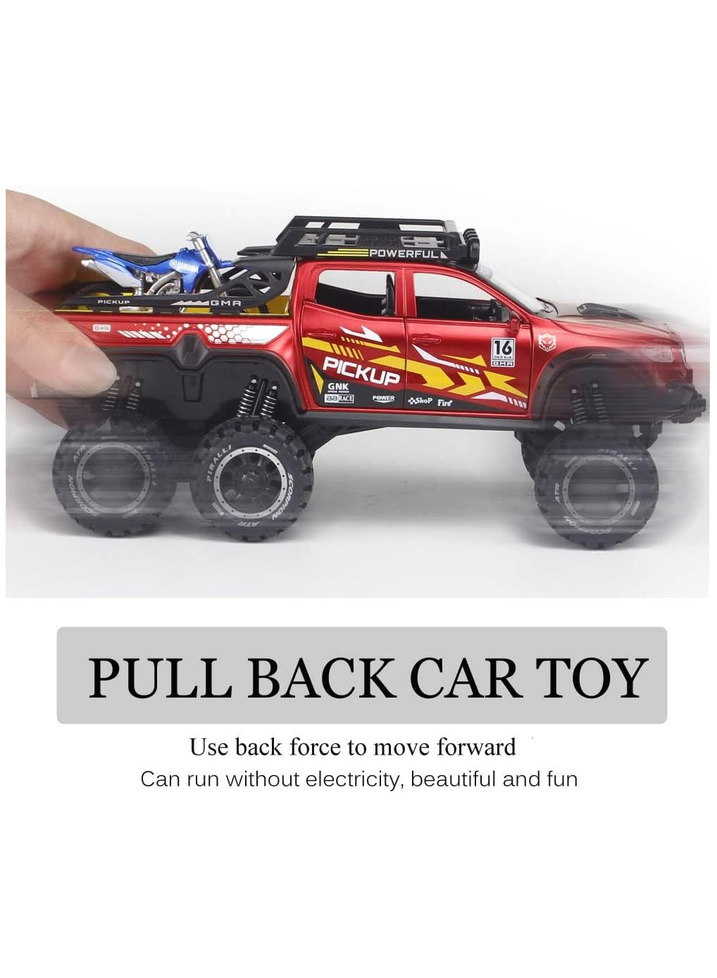 1/24 metal pickup toy truck,car for boys