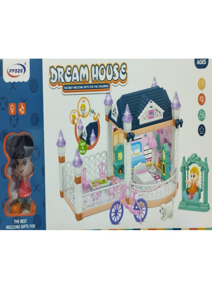 Dream House Playset with Light and Music