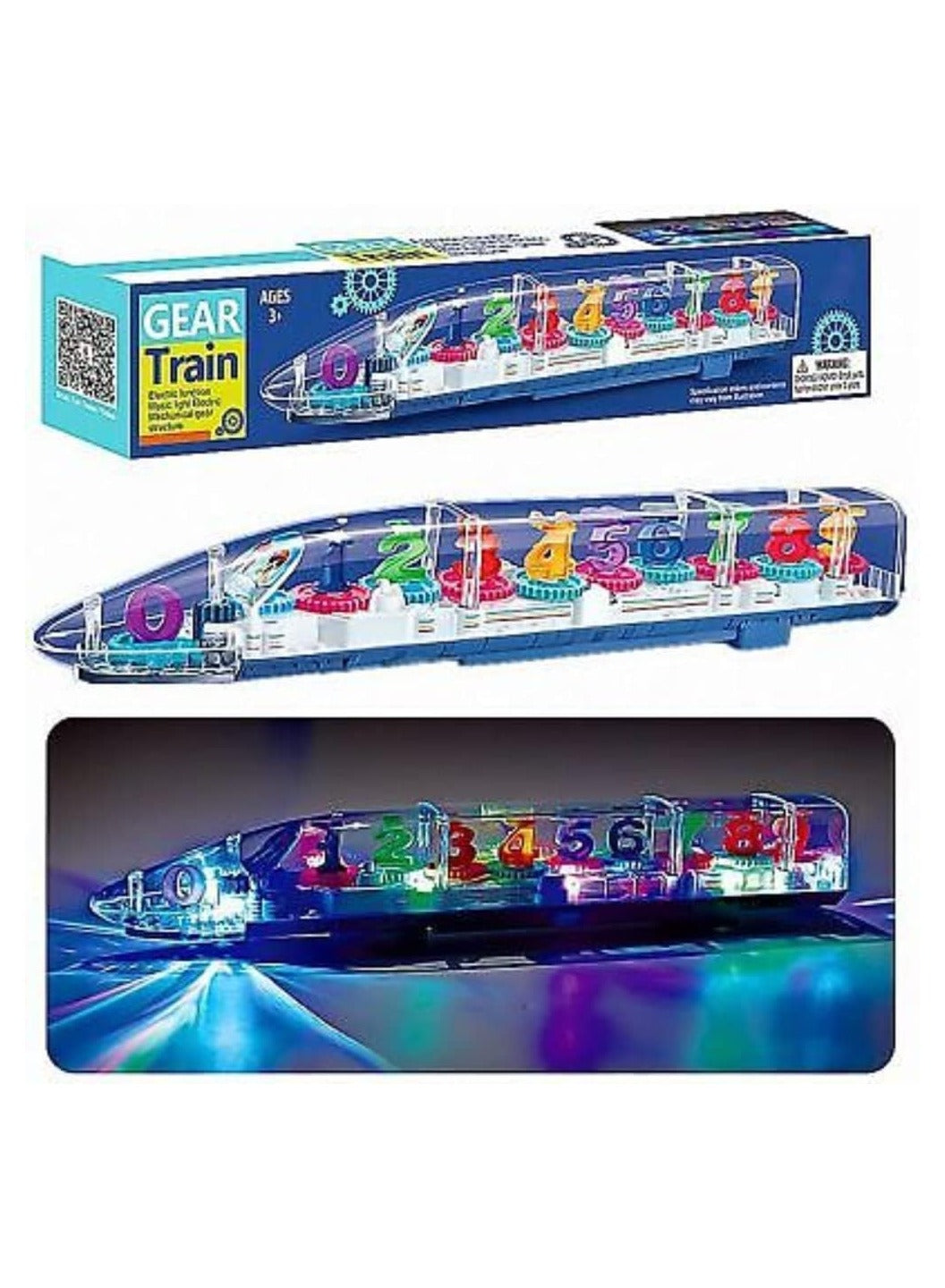 Transparent 3D Train