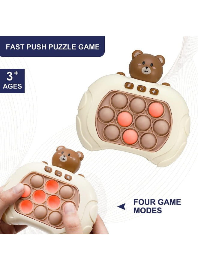 Quick Push Electronic Pop Light Up Puzzle Game for Kids