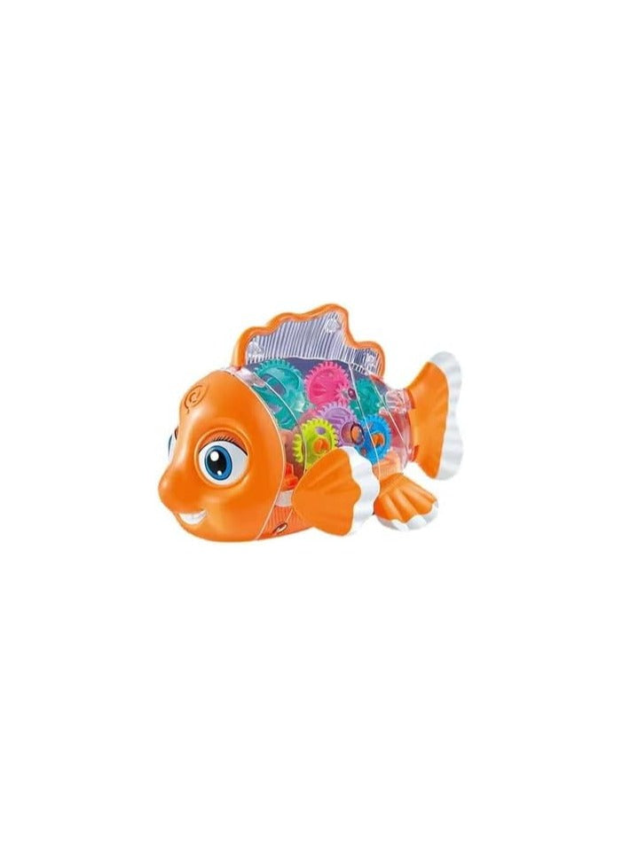 Toy Land Multicolor Kid's Transparent Gear Fish