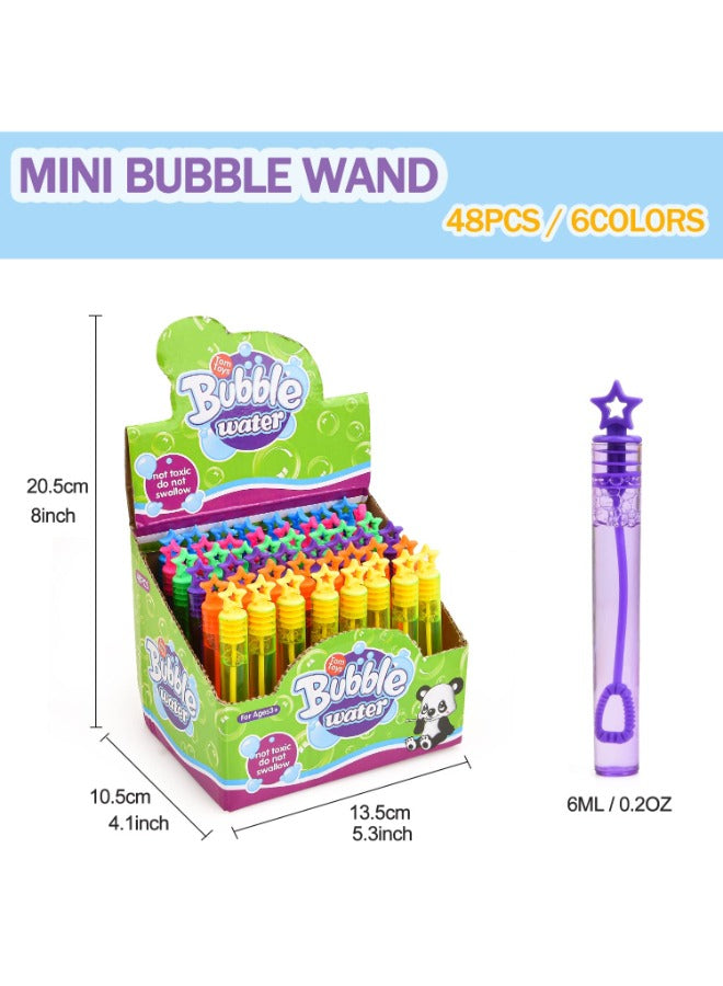 48 Pcs Mini Bubble Wands