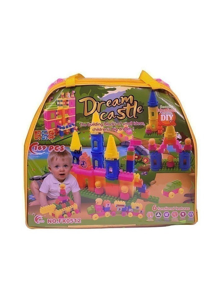 Colorful Castle Building Block Toy Set