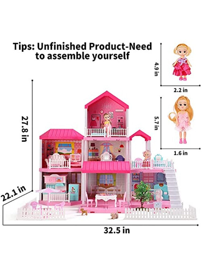 Dollhouse Dreamhouse Building Set for Girls