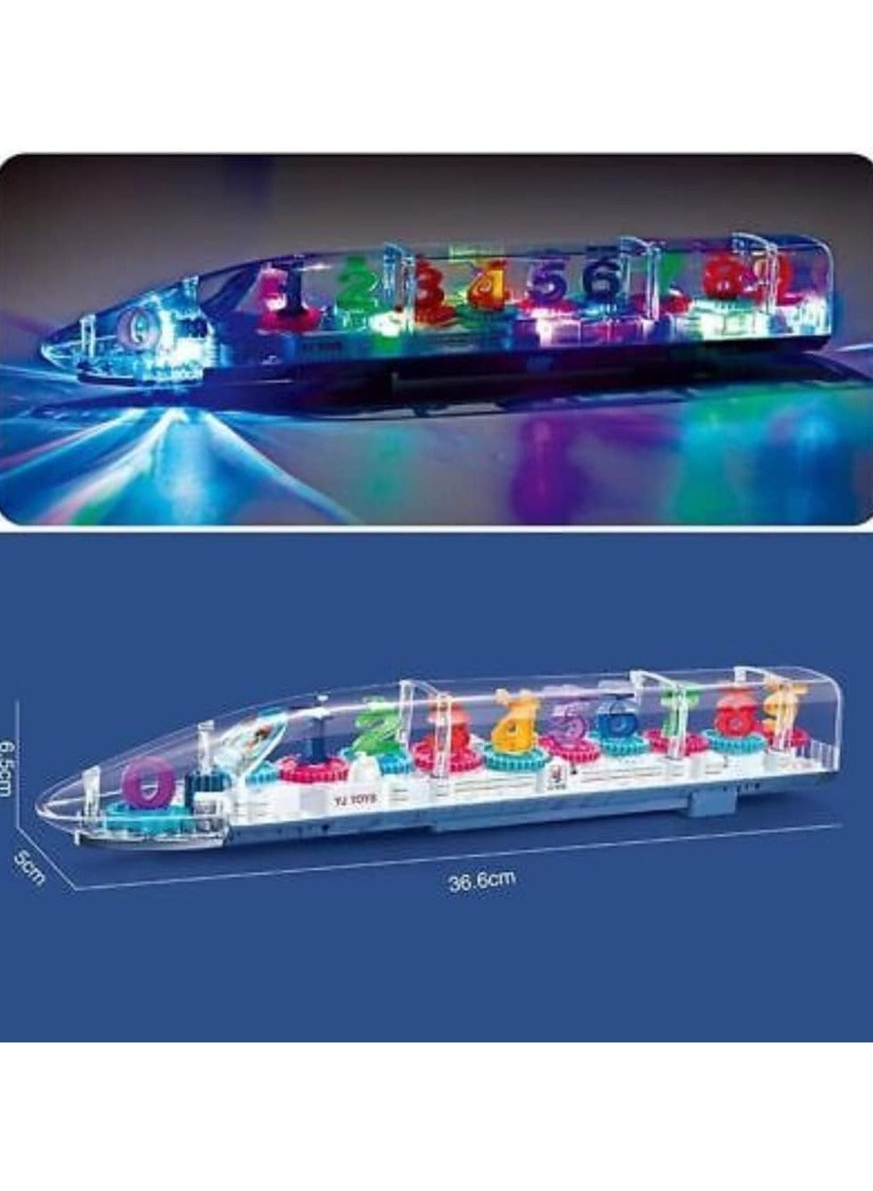 Transparent 3D Train