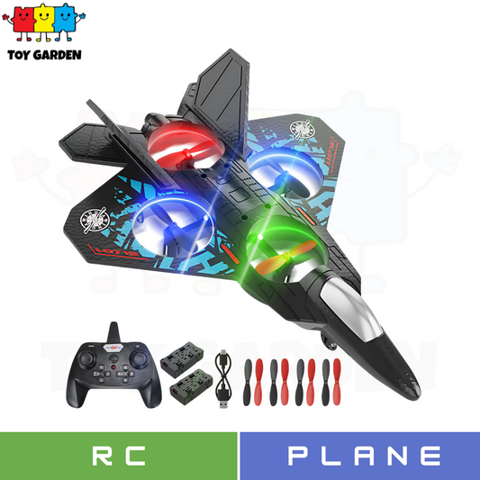 RC Fighter Jet Toy with LED Lights