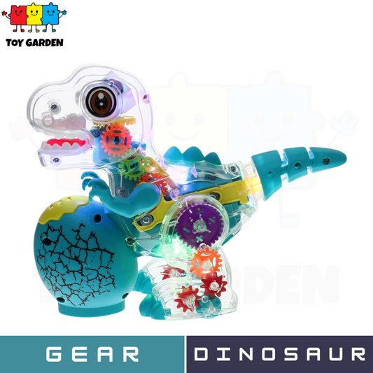 Transparent Gear Dinosaur Robot