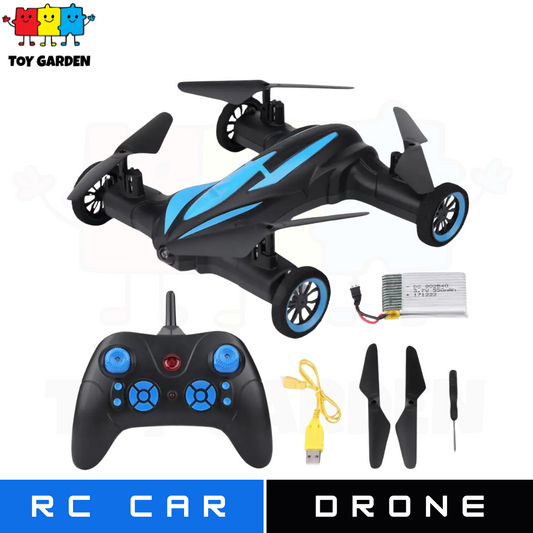 2 in 1 RC Car+RC Drone, One Key Take off, Landing